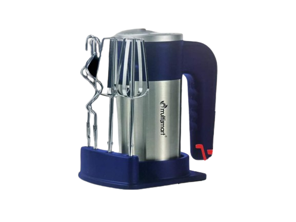 Batteur inox avec support 450W Bleu Multismart – Image 2