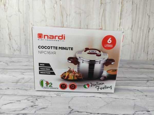 Cocotte 6L en inox 18/10 CLIPSO + MINUTEUR NARDI - Image 2