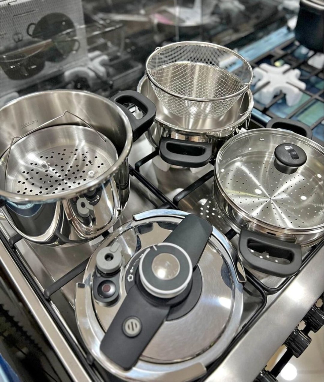 Cocotte Elseb 7 pcs 4L + 6L - inox 18 / 10