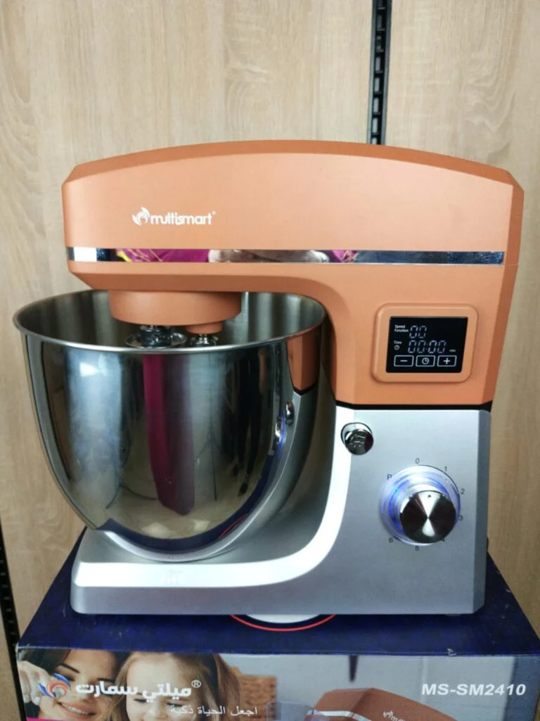 Pétrin Double Crochet 1500W 10L – Orange/Gris Multismart MS-SM2410 – Image 2