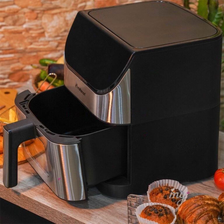 Friteuse INOX Sans Huile Numérique 6L 1500W Avec Fenêtre Multismart MS-AF3336 – Image 6