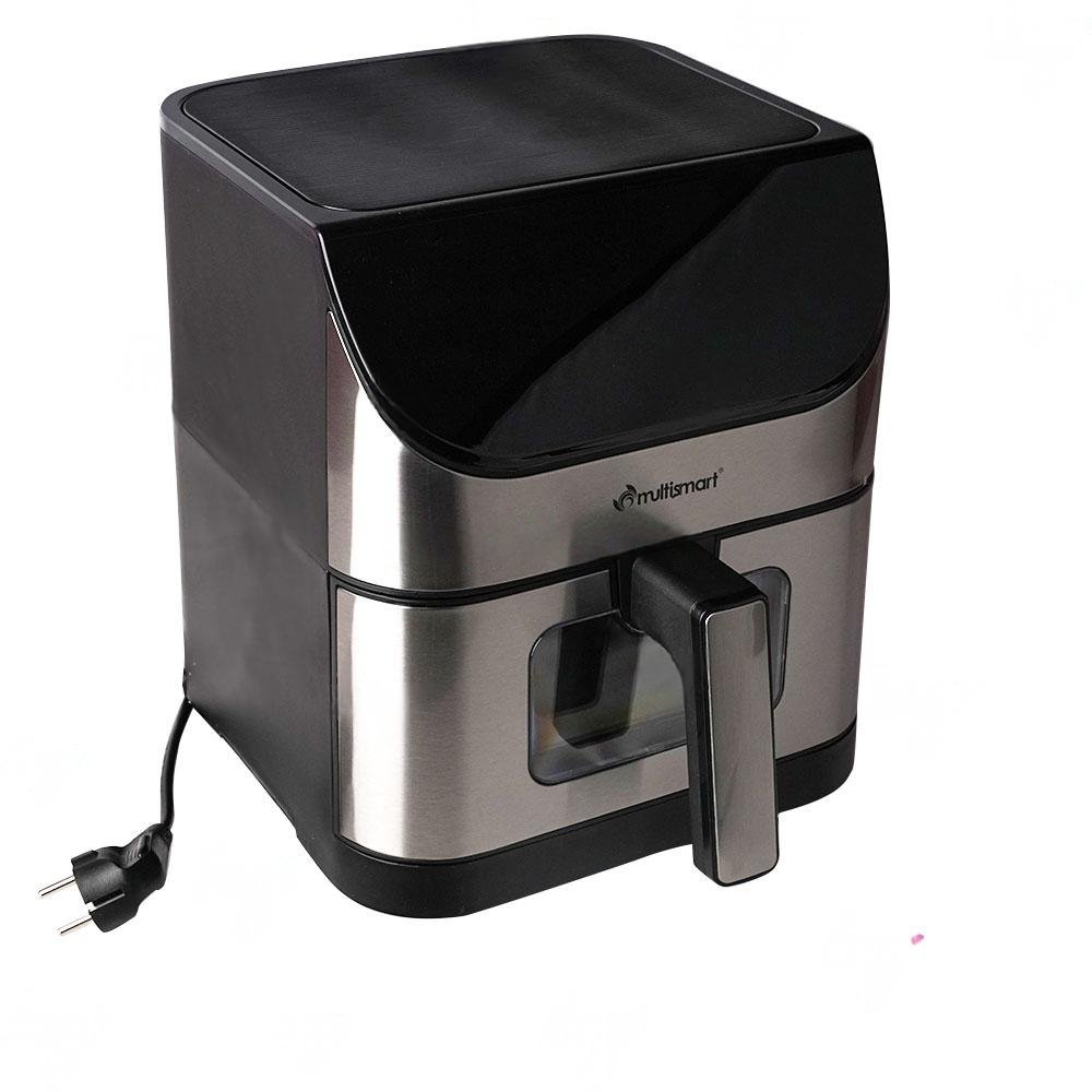Friteuse INOX Sans Huile Numérique 6L 1500W Avec Fenêtre Multismart MS-AF3336 – Image 2