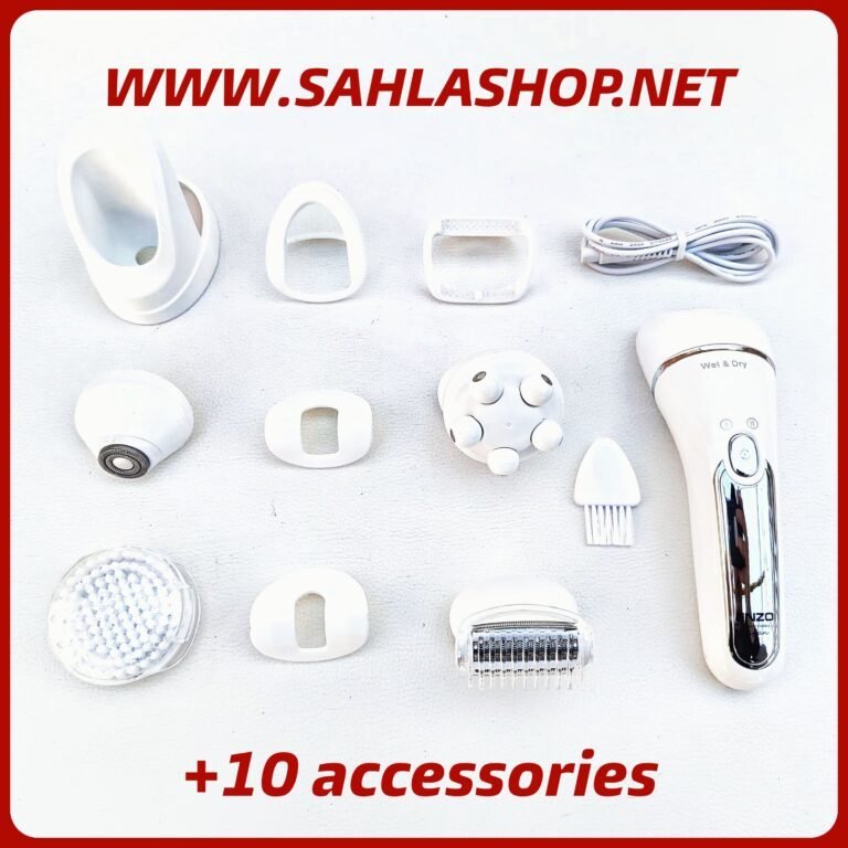 Epilateur sans fil avec 10 accessoires ENZO EN-5842 – Image 4