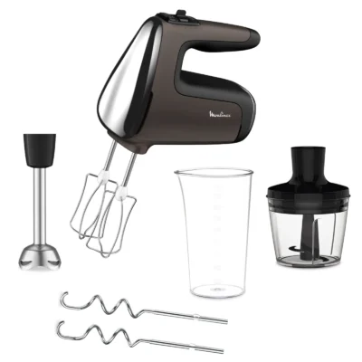 Batteur Moulinex PowerMix Silence 600W - 7 accessoires Moulinex HM653910