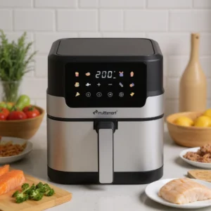 Friteuse inox Numérique Sans Huile 6L 1500W Multismart MS-AF3236